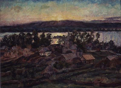 Gün batımı, 1928 by Aristarkh Vasilievic Lentulov
