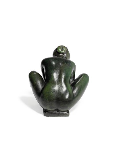 Bir Ayak Tutan Çömelmiş Kız by Aristide Maillol