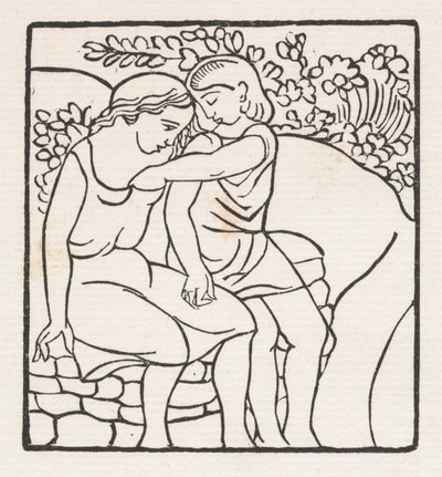 Daphnis ve Chloe: Daphnis ve Chloe Oyun Başında by Aristide Maillol