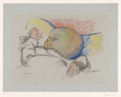uyuyan bebek by Armand Guillaumin