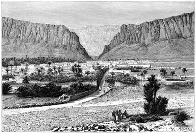 El-Kantara Boğazı, Tunus, 1895. by Armand Kohl
