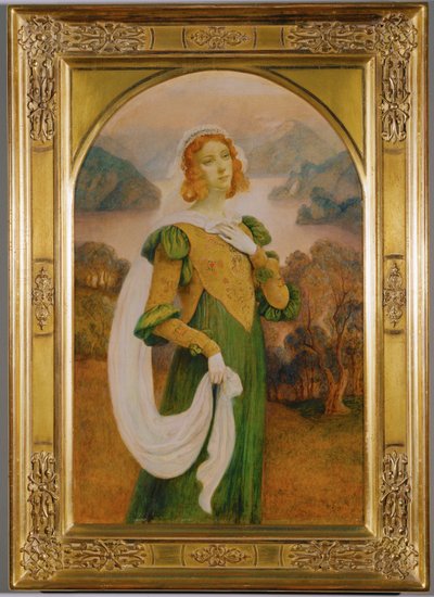 Prenses (ahşap üzerine tempera) by Armand Point