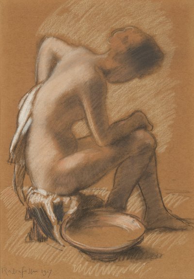 Tuvaletindeki kadın, 1917. by Armand Rassenfosse