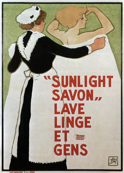 Güneş Işığı Savon, 1910 by Armand Rassenfosse