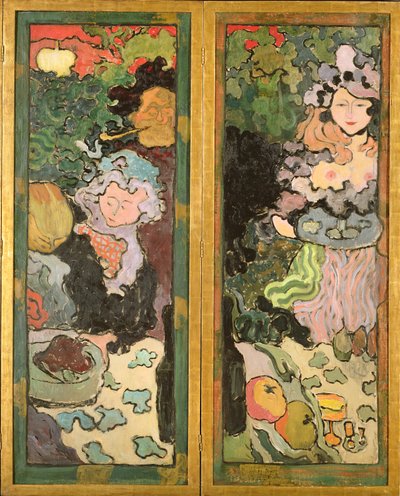 Hayatın Zevkleri (boyalı ekran) by Armand Séguin