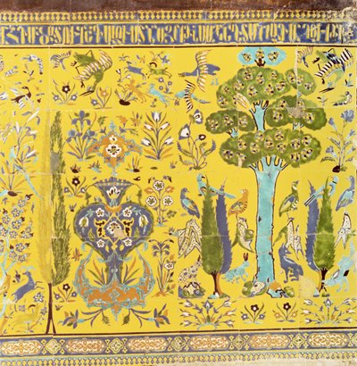 Bir iç duvarın alt kısmından detay, kilise 1613
