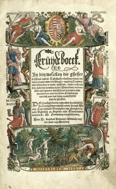 Bitkilerin performanslarıyla Dodoens Cruijdeboeck by Arnaud Nicolaï