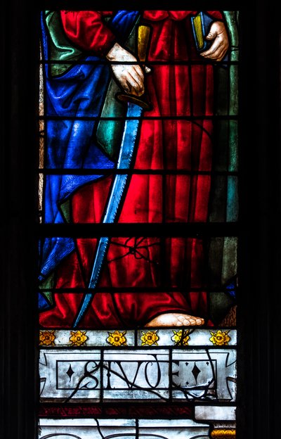 Sainte-Marie Katedrali, Auch, Gers, 2018 (vitray pencere) by Arnaud de Moles