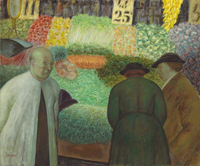 Sebzelik (tuval üzerine yağlı boya) by Arnold Aaron Friedman
