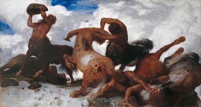 Centaurlar Savaşı, 1872-73 by Arnold Böcklin