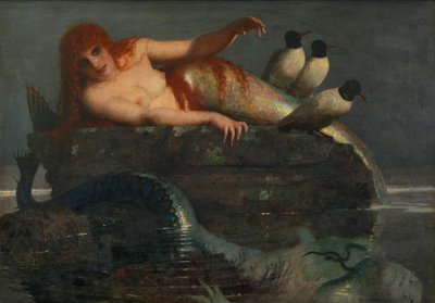 Sakin Deniz, 1886-1887. by Arnold Böcklin