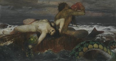 Almanca: Triton und Nereïde Triton ve Nereid by Arnold Böcklin