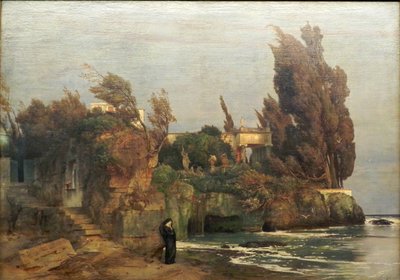 Almanca: Villa am Meer II Deniz Kıyısındaki Villa, versiyon II by Arnold Böcklin