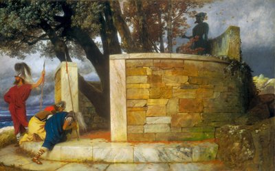 Herkül Tapınağı by Arnold Böcklin