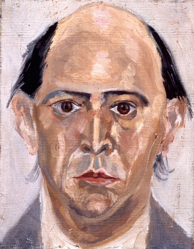 Arnold SCHOENBERG - kendi portresini Avusturyalı besteci (1874 - 1951) by Arnold Schoenberg