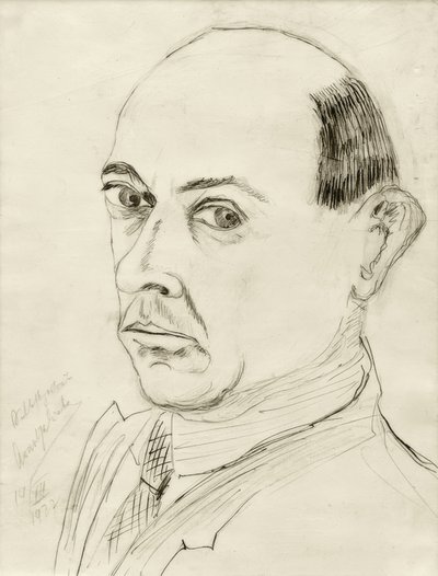 kendi portre by Arnold Schönberg