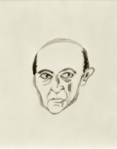 kendi kendine portre by Arnold Schönberg
