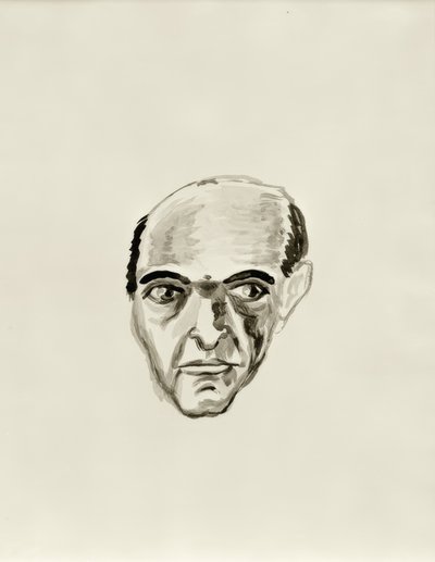 kendi kendine portre by Arnold Schönberg