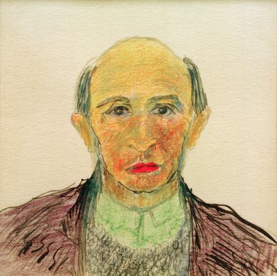 kendi kendine portre by Arnold Schönberg