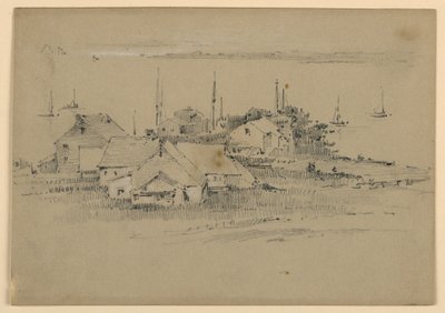 Balıkçı köyü by Arnold William Brunner
