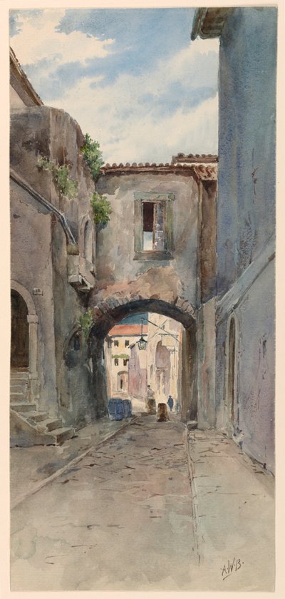 Evli Dar Sokak by Arnold William Brunner