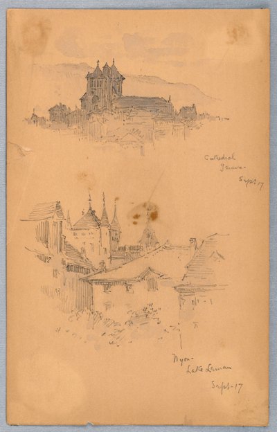 Nyon, Cenevre Katedrali by Arnold William Brunner