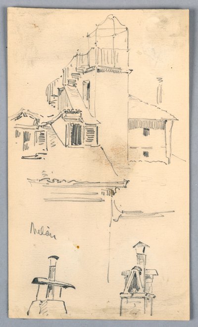 Milano'daki Eskizler by Arnold William Brunner