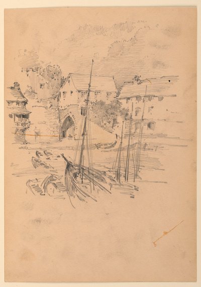 Küçük Balıkçı Limanı by Arnold William Brunner