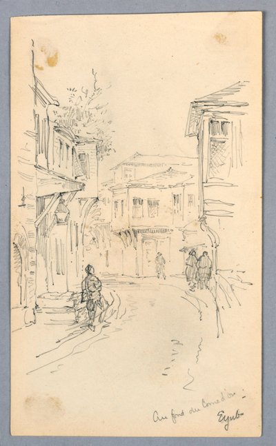 sokak sahnesi by Arnold William Brunner