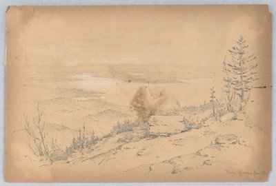 Yeşil Dağdan Görünüm by Arnold William Brunner