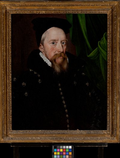 William Cecil, Lord Burghley (1520-1598), c.1575 (panel üzerine yağlıboya) by Arnold von (by or after) Brounckhorst