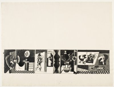 İsimsiz, c.1931/32 (grafit kalem üzerine kalem ve mürekkep) by Arshile Gorky
