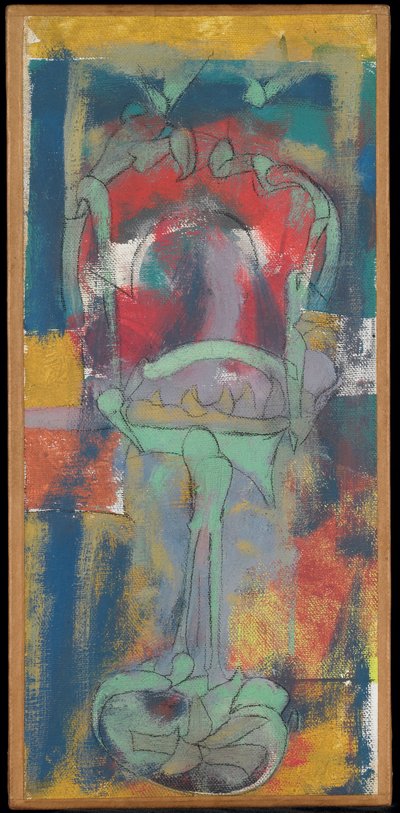 İsimsiz, c.1946 (tuval üzerine yağlıboya) by Arshile Gorky