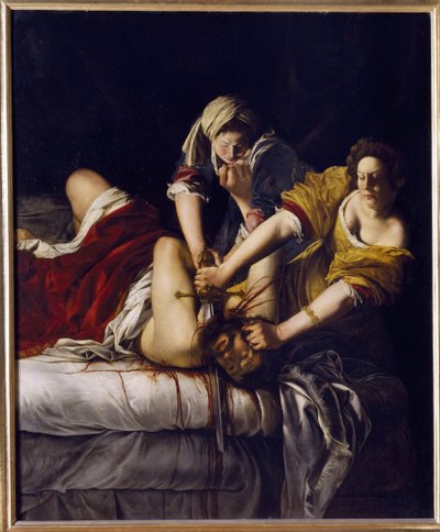 Judith ve Holofernes, c.1620 (tuval üzerine yağlıboya) by Artemisia Gentileschi