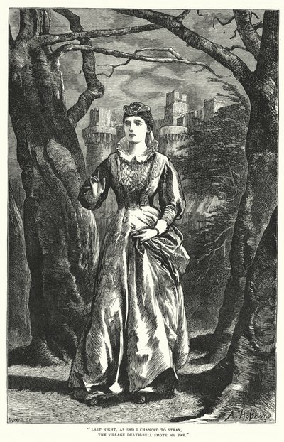 Cumnor Salonu (gravür) by Arthur (after) Hopkins