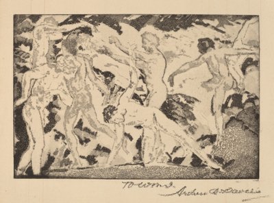 Caliban tarafından by Arthur B. Davies