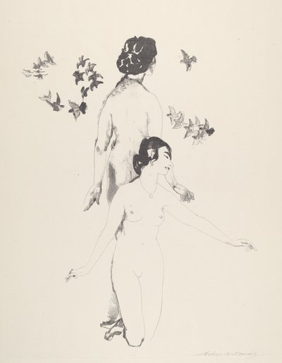 güvercinler by Arthur B. Davies