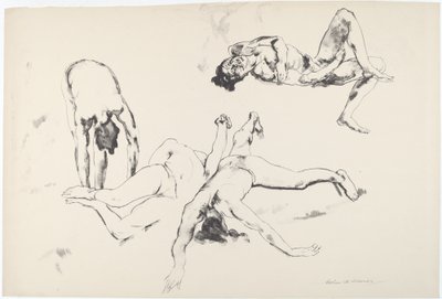 ıstırap içindeki erkekler by Arthur B. Davies