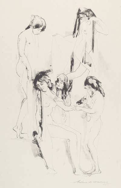 Gölgeli Melodilerin Karıştırılması by Arthur B. Davies