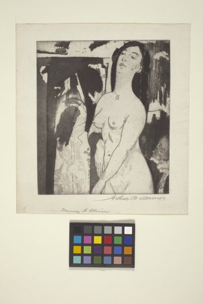 İllüzyona Açılan Kapı (gravür ve aquatint) by Arthur Bowen Davies