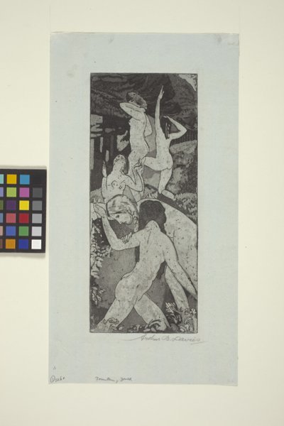 Gençlik Çeşmesi (gravür ve aquatint) by Arthur Bowen Davies