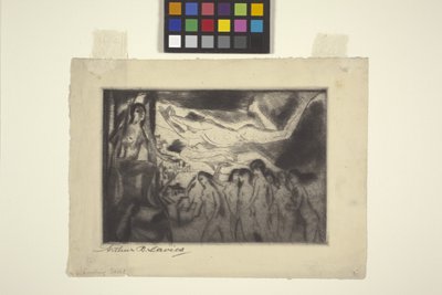 Kılavuz Ruh (gravür ve rulet) by Arthur Bowen Davies