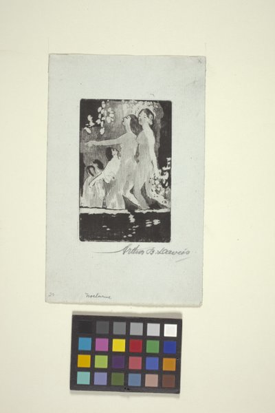Gece (gravür) by Arthur Bowen Davies
