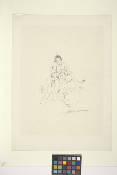 Piramit (litografi) by Arthur Bowen Davies