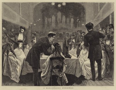 Kuaför Sergisi by Arthur Boyd Houghton