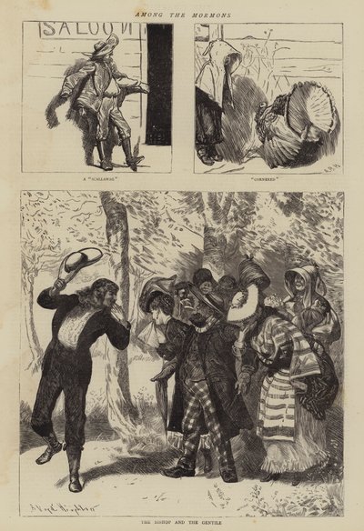 Mormonlar arasında by Arthur Boyd Houghton
