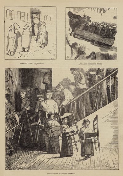 ಗ್ರಾಫಿಕ್ ಅಮೇರಿಕಾ, ಶೇಕರ್ಸ್ ಟರ್ಕ್ by Arthur Boyd Houghton