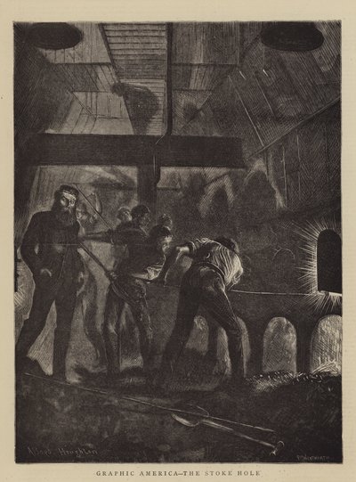 ಗ್ರಾಫಿಕ್ ಅಮೇರಿಕಾ, ಸ್ಟೋಕ್ ಹೋಲ್ ಟರ್ಕ್ by Arthur Boyd Houghton