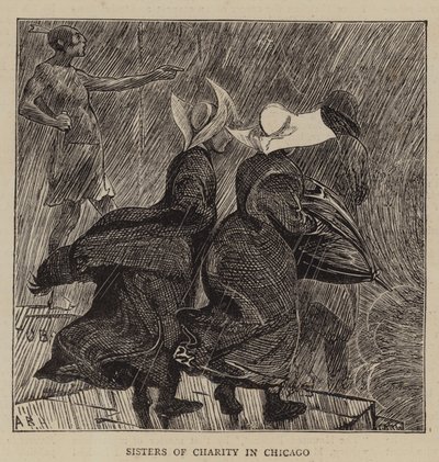 Chicago'da Hayırsever Sisters by Arthur Boyd Houghton
