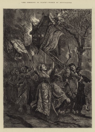 Komün ya da Ölüm, Montmartre Kadınları by Arthur Boyd Houghton